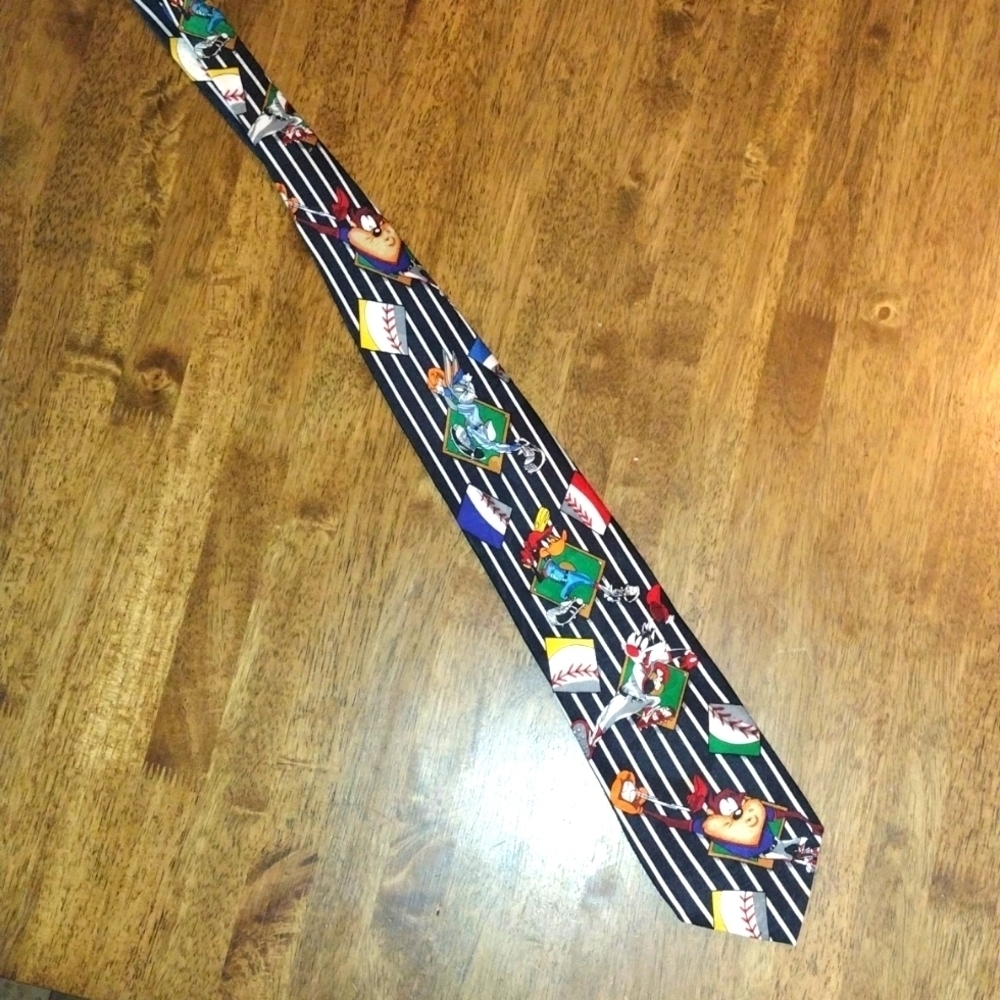 Vintage Baseball Looney Tunes Tie